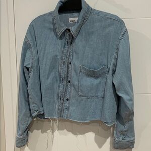 ASKK NY Light Blue Cropped Jacket
